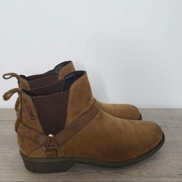 Teva De La Vina Dos Chelsea Ankle Leather Booties - Picture 3 of 5